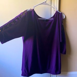 AUW Purple Top Large